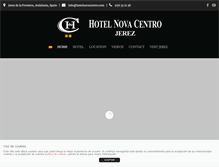 Tablet Screenshot of hotelnovacentro.com